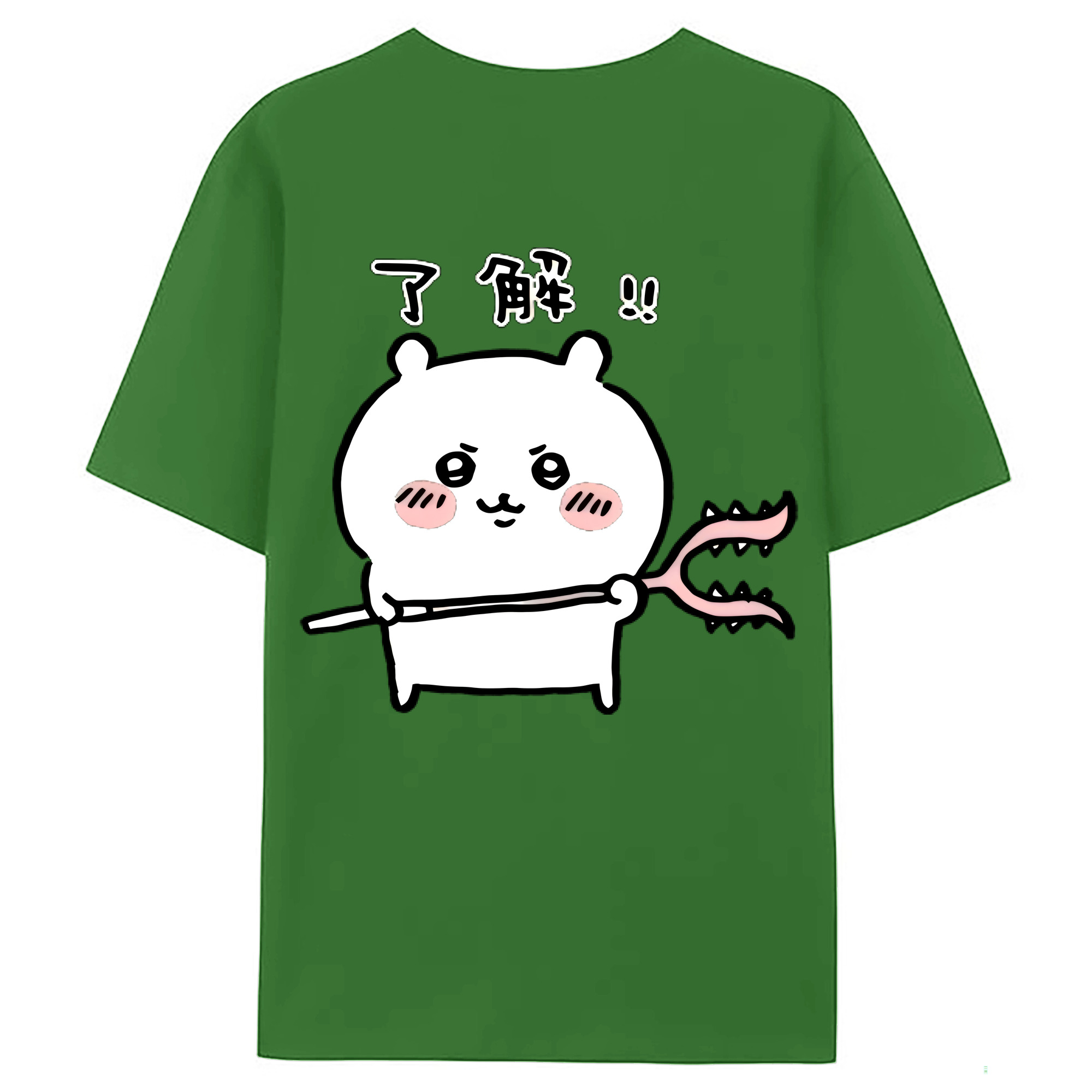 （画像用） ちいかわ ちいかわ Chii-kawa chiikawa レディース半袖Tシャツ(バックプリント)